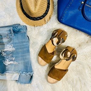 Dolce Vita brown suede wedges size 8.5